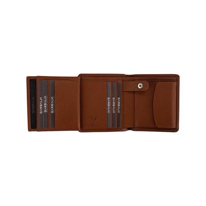 Zoozie Bags Canada - Cartera de Piel Auténtica para Hombre, Color Tostado, 10.5x2x9.5 cm
